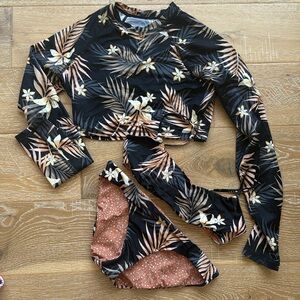 Billabong Reversible Women Safari Nights 3 pieces bikini swim top